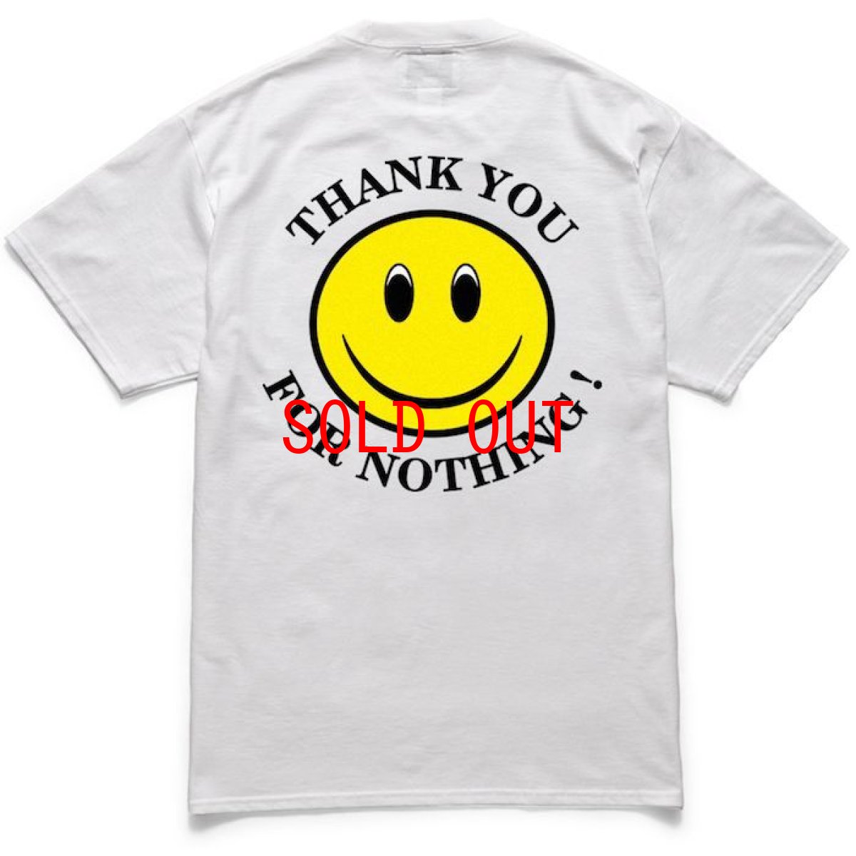 画像1: Nothin' Special(ナッシン スペシャル) S/S Thank You Tee White 半袖 Tシャツ (1)