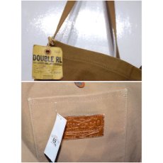 画像4: RRL(ダブルアール) Limited Edition Medium Circle Logo Canvas Shoulder Bag Light Brown Deadstock デッドストック ショルダーバッグ (4)