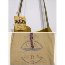 画像3: RRL(ダブルアール) Limited Edition Medium Canvas Shoulder Bag Light Olive Deadstock デッドストック ショルダーバッグ (3)