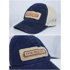 画像2: RRL(ダブルアール) Limited Edition Cord Vintage Logo Mesh Cap Navy デッドストック メッシュ キャップ (2)