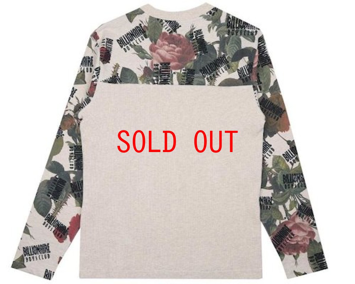 画像2: Billionaire Boys Club (ビリオネアボーイズクラブ) Floral Print Combat L/S Thermal Tee 長袖 サーマル Tシャツ (2)