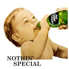 画像2: Nothin' Special(ナッシン スペシャル) S/S Drink Something Tee White 半袖 Tシャツ (2)