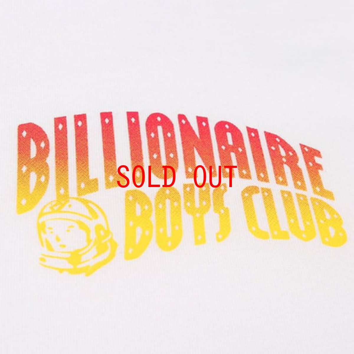 画像3: Billionaire Boys Club (ビリオネアボーイズクラブ) Gradient Helmet Print L/S Tee White 長袖 Tシャツ (3)