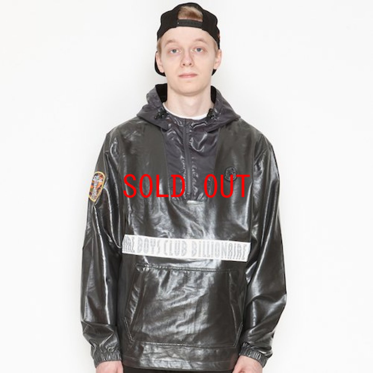 画像3: Zip Pullover Reflect Jacket Black ジップ プルオーバー (3)