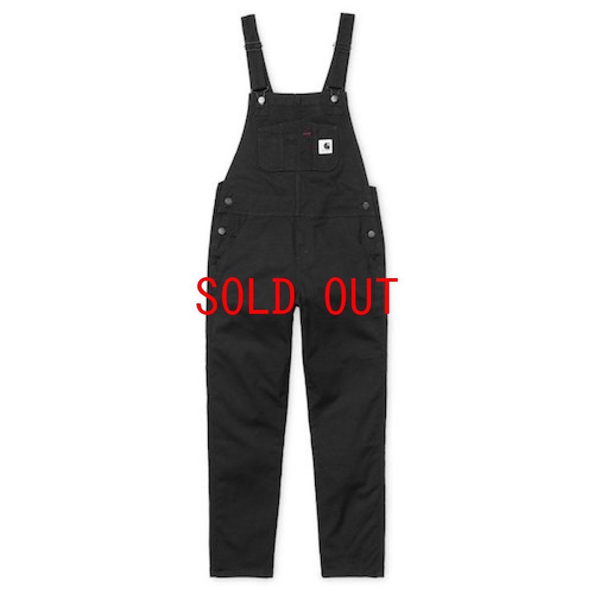 画像2: Bib Overall Black レディース オーバーオール (2)