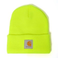 画像4: Acrylic Watch Hat Beanie Pop Orange Yoda Green Pink Lime Yellow ビーニー ニット帽 (4)