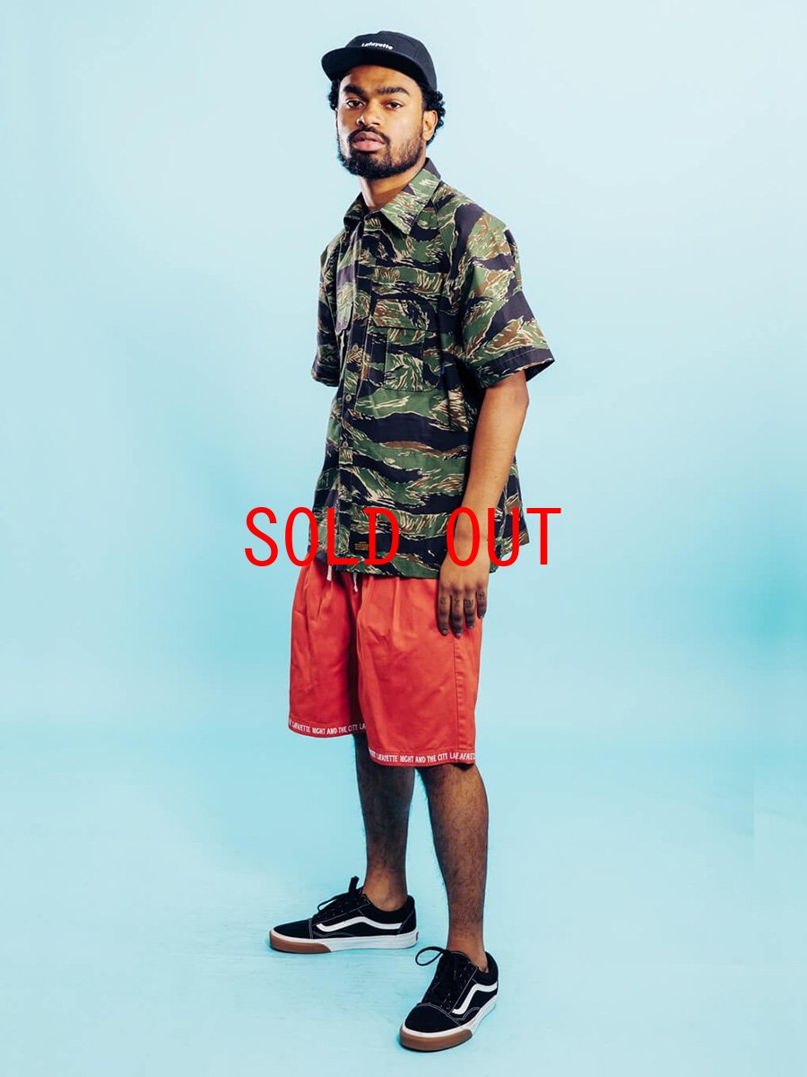 画像9: Lafayette(ラファイエット) Cotton Ripstop BDU Tiger Camo S/S Shirts 半袖 ミリタリー シャツ  (9)