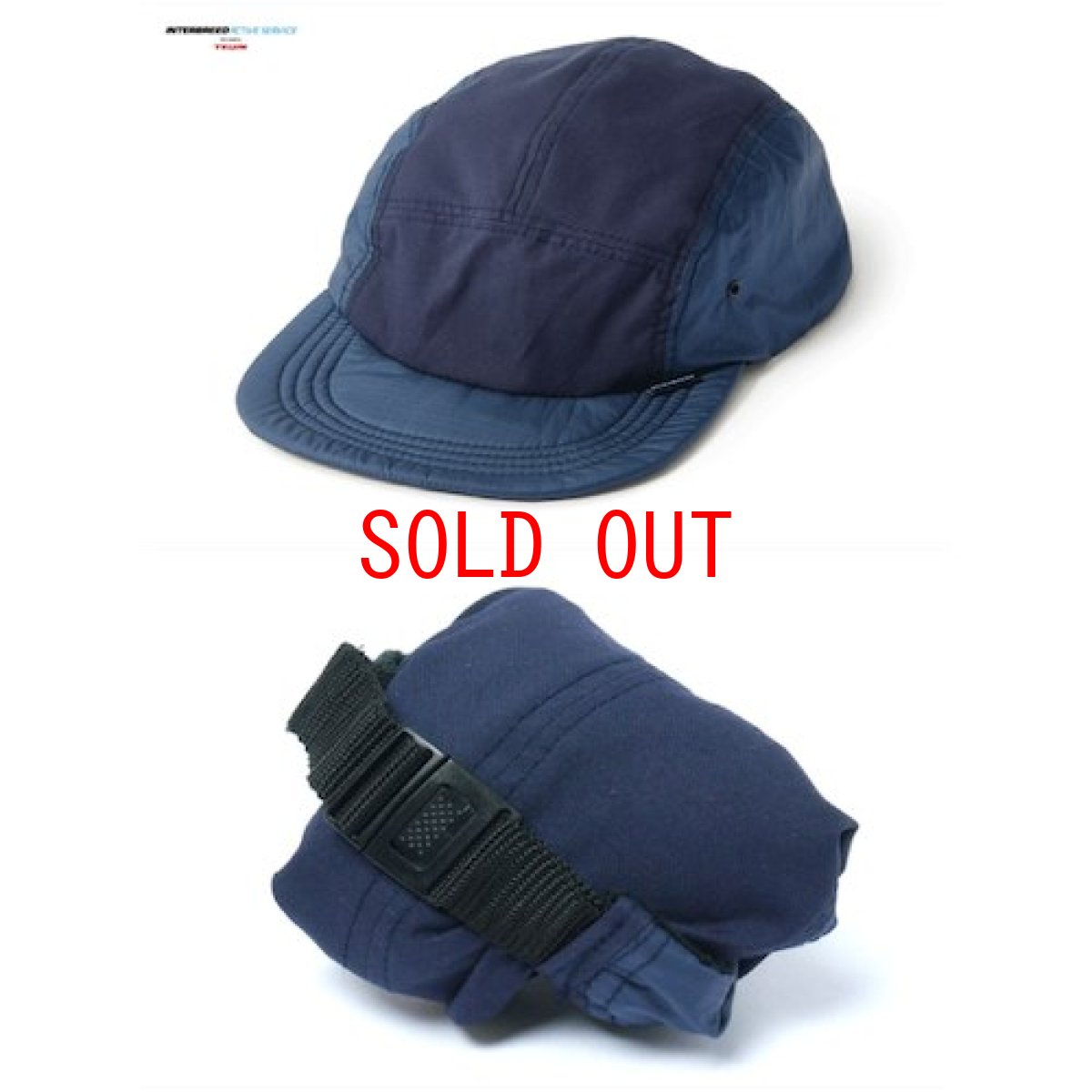 画像1: Active Service MINOTECH Happy Rain 5Panel Jet Camp Cap Navy キャンプ キャップ (1)