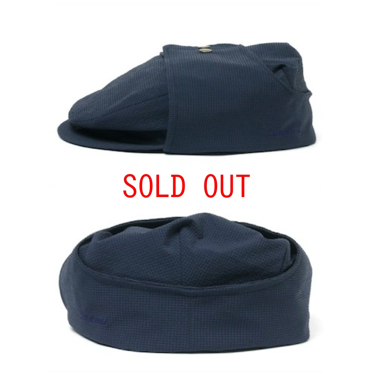 画像3: Active Service Solotex Seersucker Hunting Cap Navy シアサッカー ハンチング キャップ  (3)