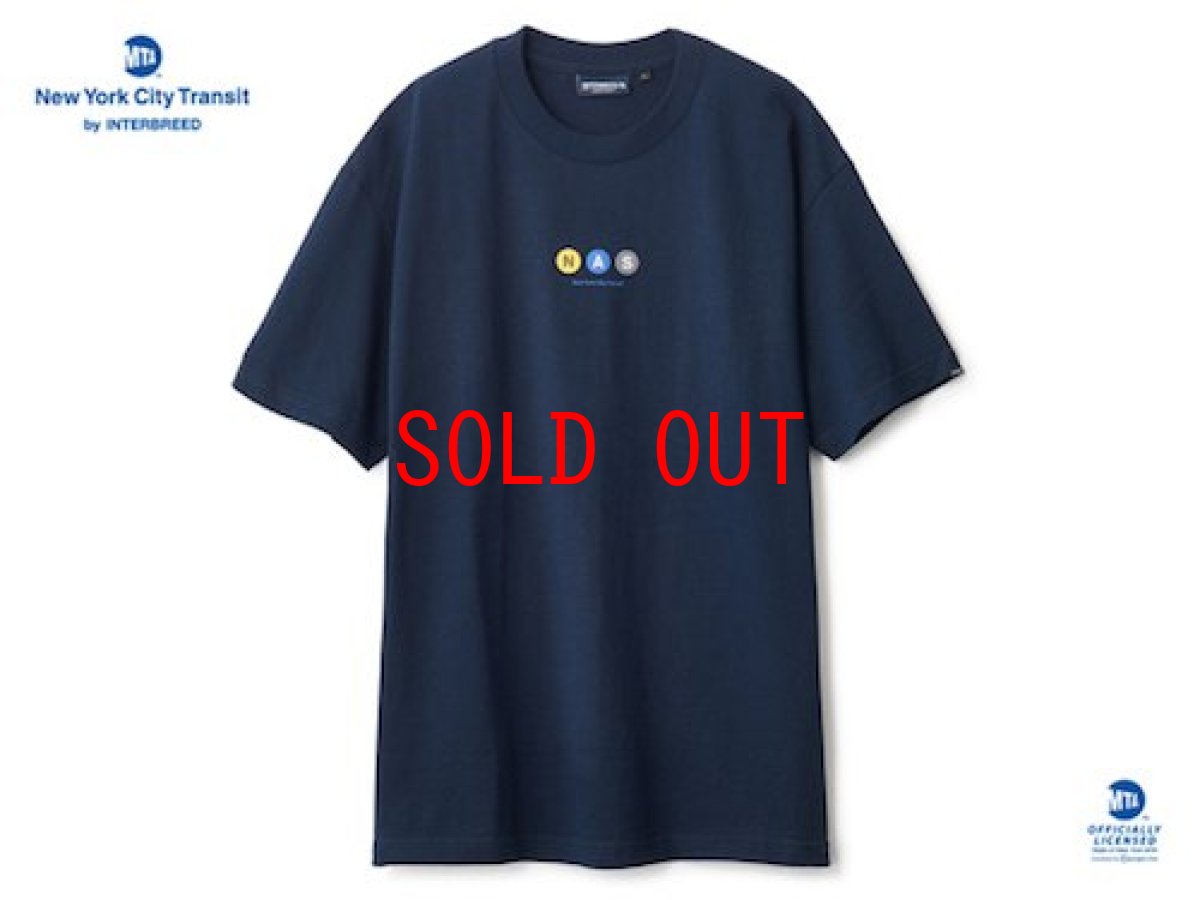 画像1: × MTA NAS Line S/S Tee T-Shirt Navy 半袖 Tシャツ (1)