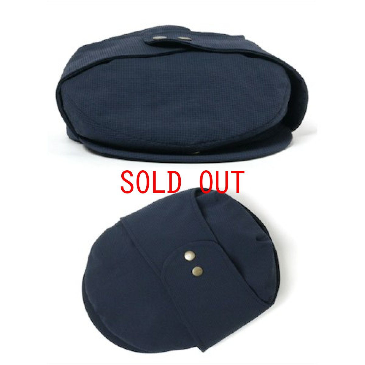 画像2: Active Service Solotex Seersucker Hunting Cap Navy シアサッカー ハンチング キャップ  (2)