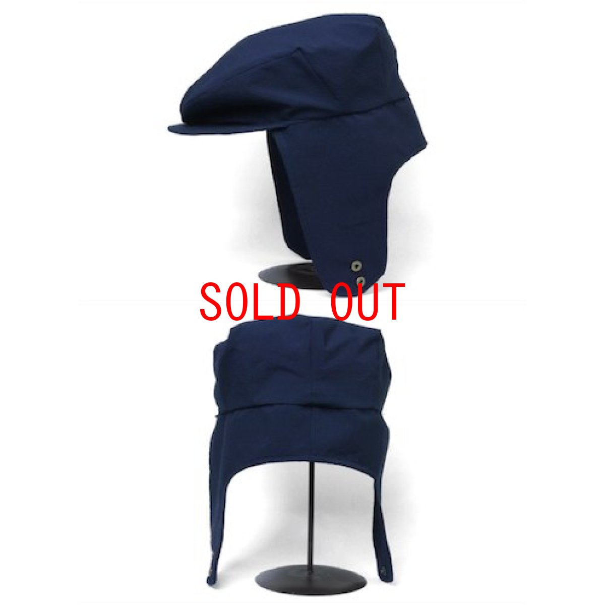 画像6: Active Service Solotex Seersucker Hunting Cap Navy シアサッカー ハンチング キャップ  (6)