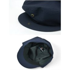 画像4: Active Service Solotex Seersucker Hunting Cap Navy シアサッカー ハンチング キャップ  (4)