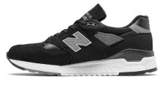 画像2: New Balance(ニューバランス)  M998 Black Grey Made In USA Sneaker スニーカー 靴 (2)