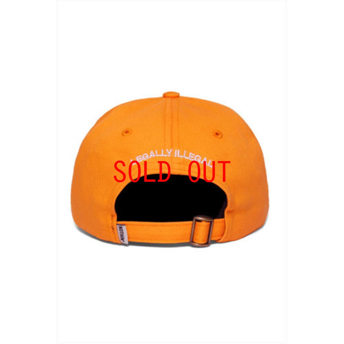 画像2: Nothin' Special(ナッシン スペシャル) Illegally Legal 6-Panel Cap Orange キャップ (2)