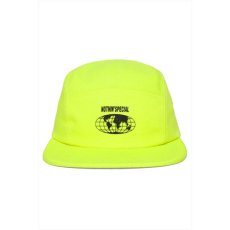 画像1: Nothin' Special(ナッシン スペシャル) Bike Spike 5-Panel Camp Cap Lime Yellow キャンプ キャップ (1)