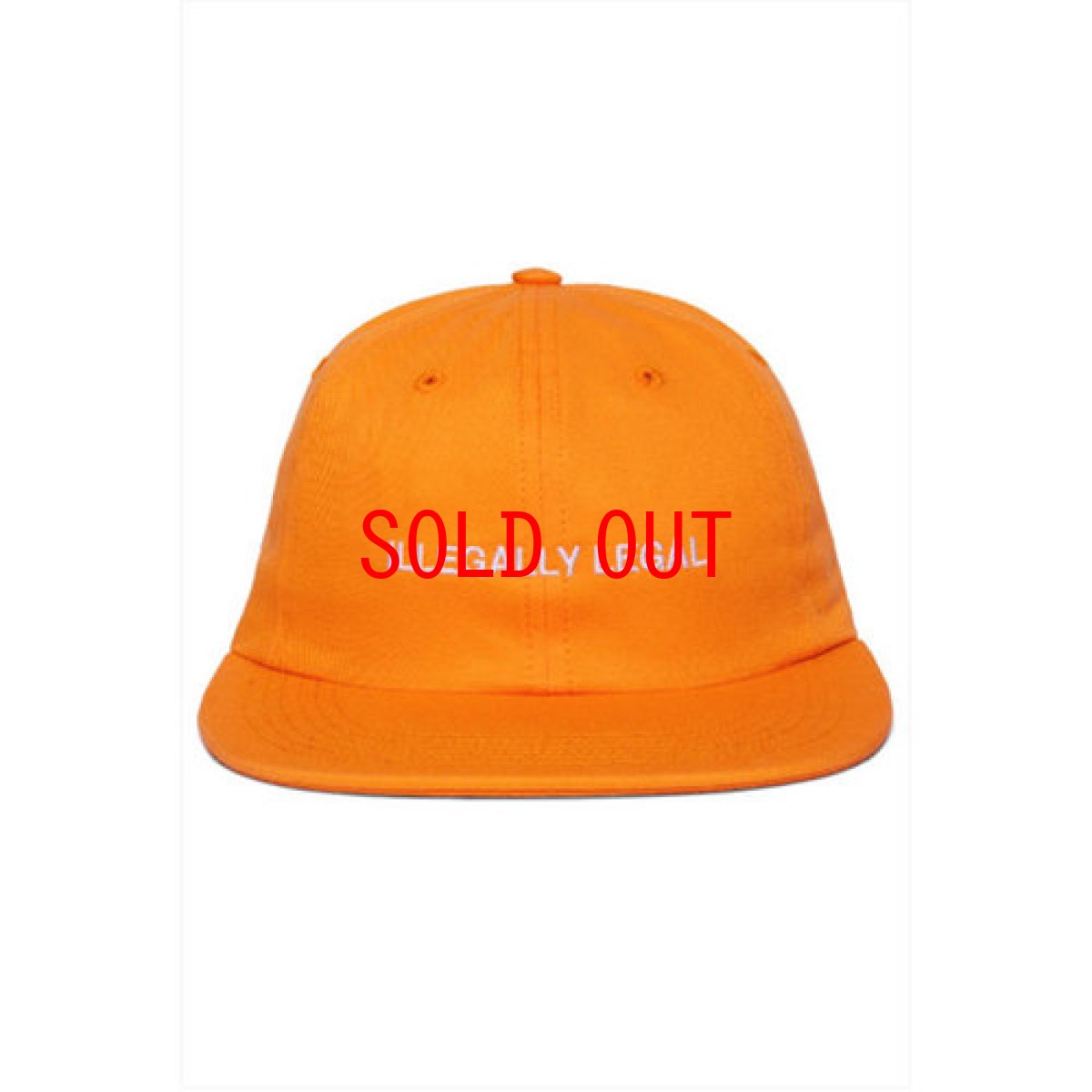 画像1: Nothin' Special(ナッシン スペシャル) Illegally Legal 6-Panel Cap Orange キャップ (1)