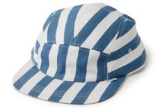画像1: Patterned 5Panel Cap Stripe キャンプ ジェット キャップ 帽子 (1)