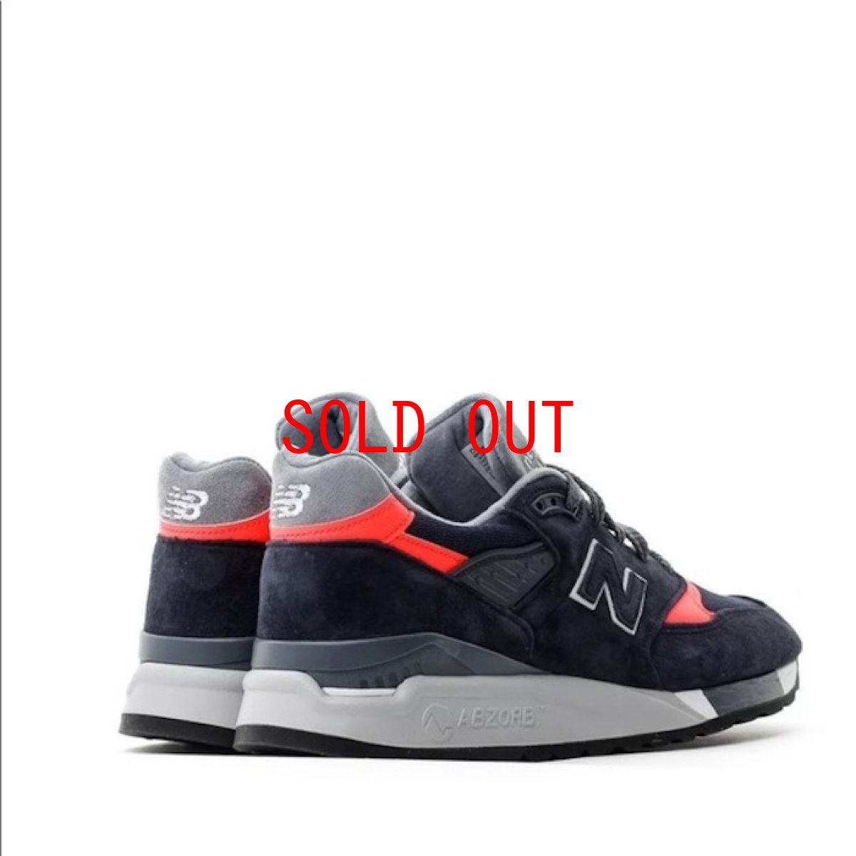 画像2: New Balance(ニューバランス)  M998APC Navy Made In USA Sneaker スニーカー 靴 (2)