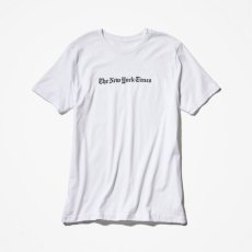 画像1: The NewYork Times(ニューヨーク タイムズ) Logo S/S Tee White 半袖 Tシャツ (1)