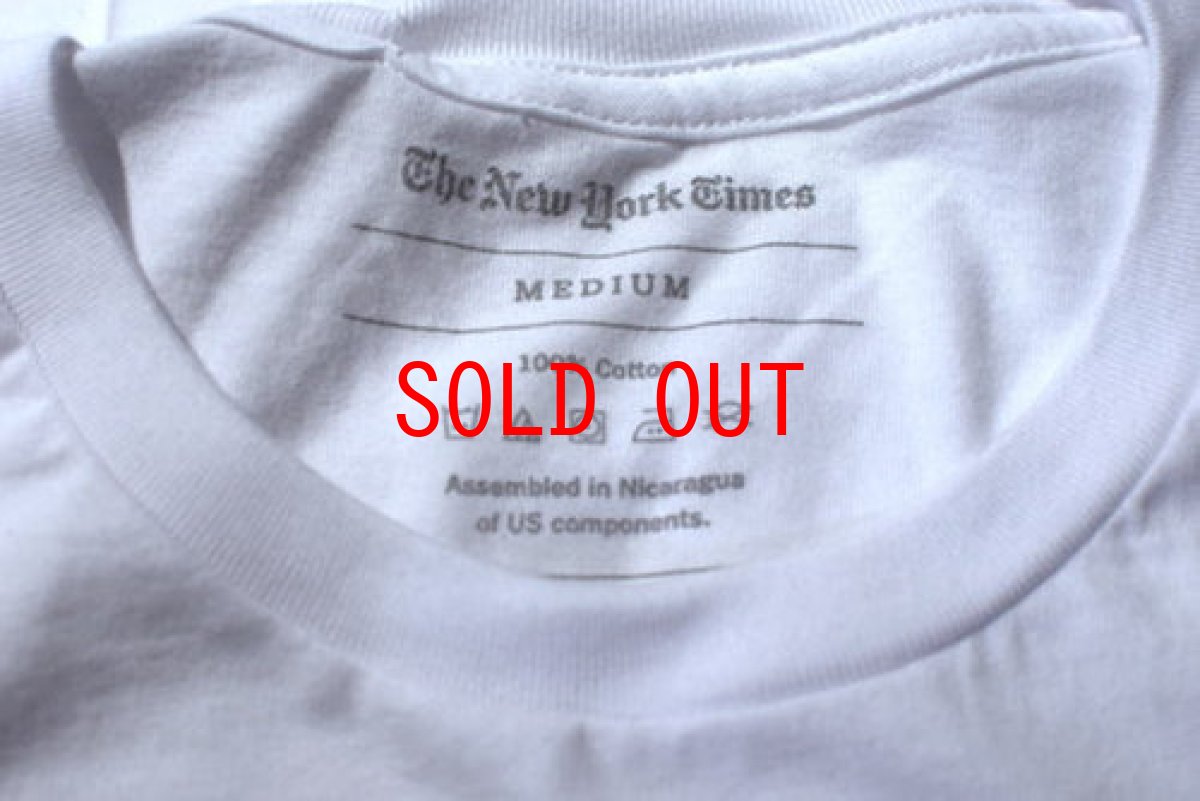 画像2: The NewYork Times(ニューヨーク タイムズ) Logo S/S Tee White 半袖 Tシャツ (2)