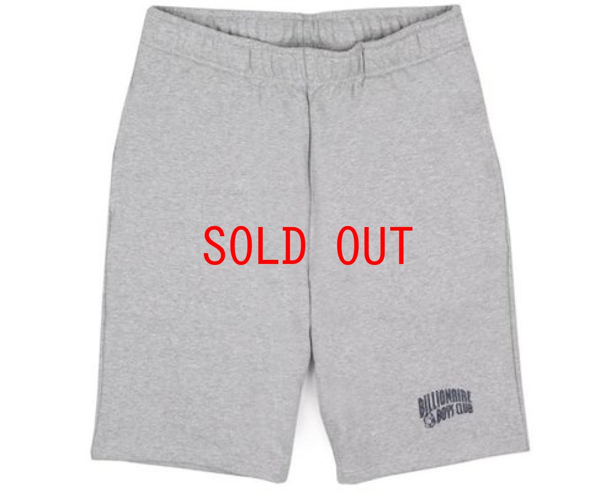 画像1: Billionaire Boys Club (ビリオネアボーイズクラブ) Small Arch Logo Sweat Shorts Heather Grey スウェット ショーツ (1)