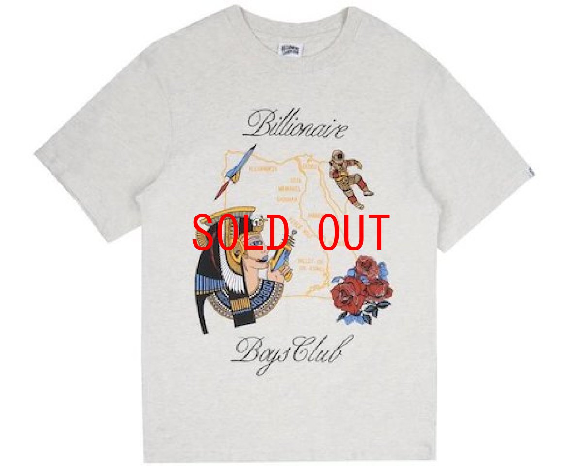 画像1: Billionaire Boys Club (ビリオネアボーイズクラブ) Souvenir Map S/S Tee White Marl 半袖　Tシャツ (1)