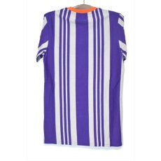 画像2: Karl Kani(カールカナイ) S/S Stripe Tee Purple Multi Color 半袖 ストライプ Tシャツ パープル  (2)