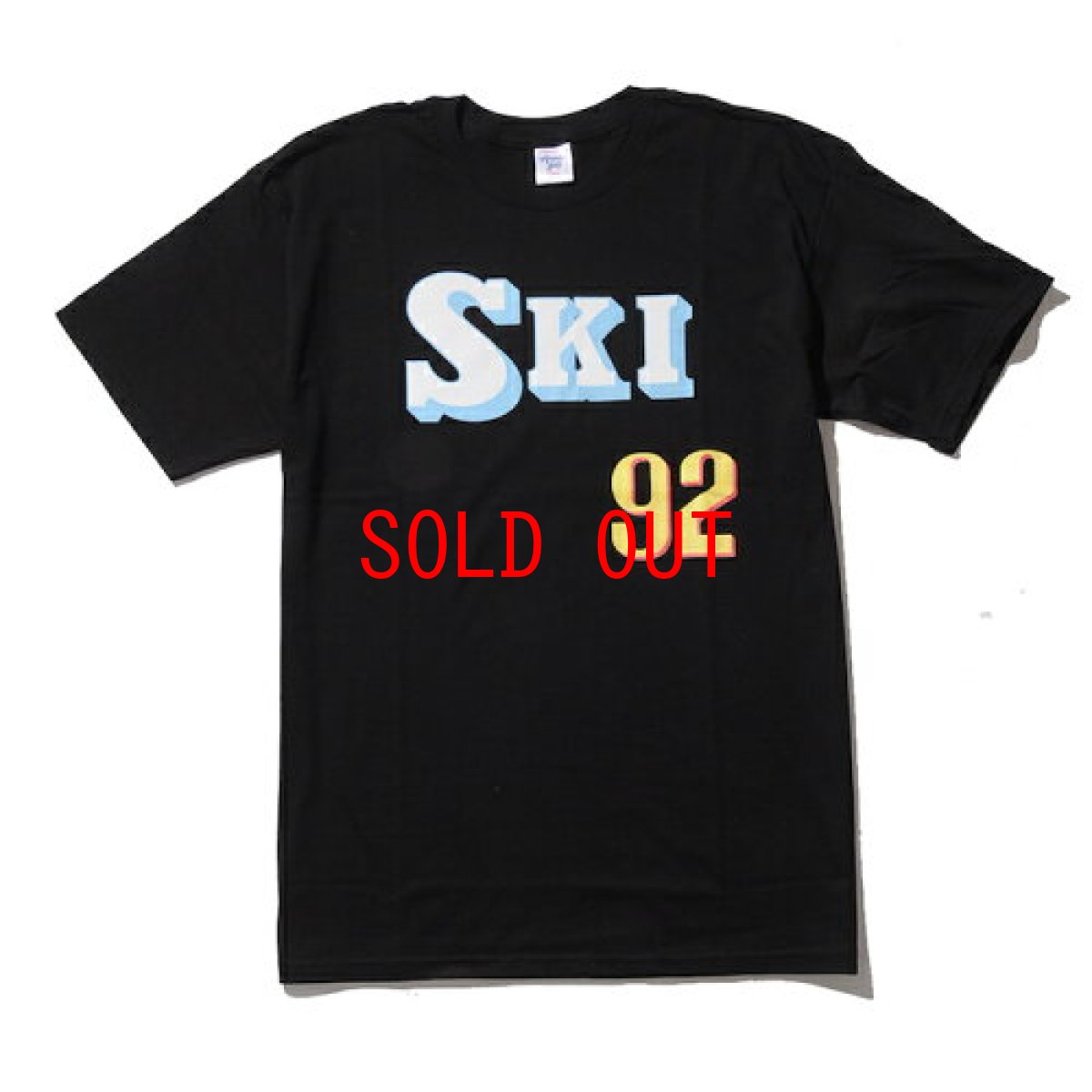 画像1: SKI 92 S/S Tee Black 半袖 Tシャツ (1)