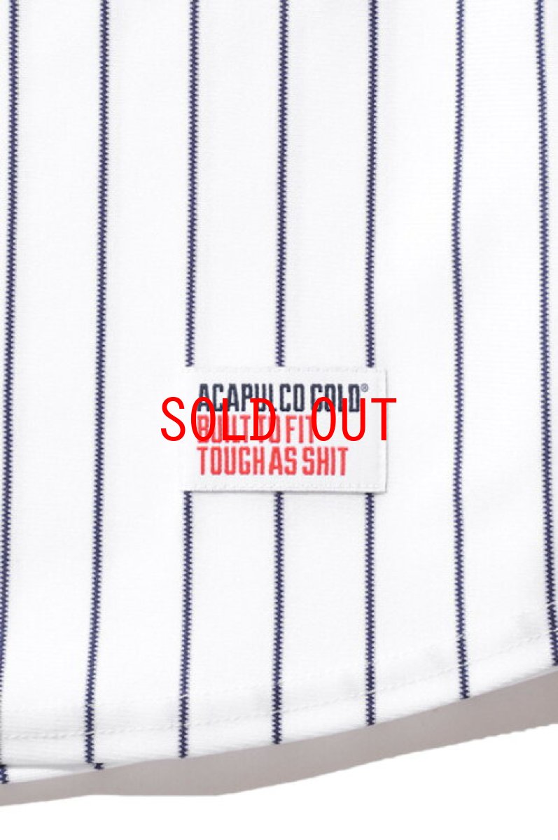 画像4: World Champion Game Jersey Pinstripe White ジャージ (4)