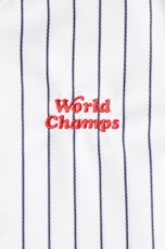 画像3: World Champion Game Jersey Pinstripe White ジャージ (3)