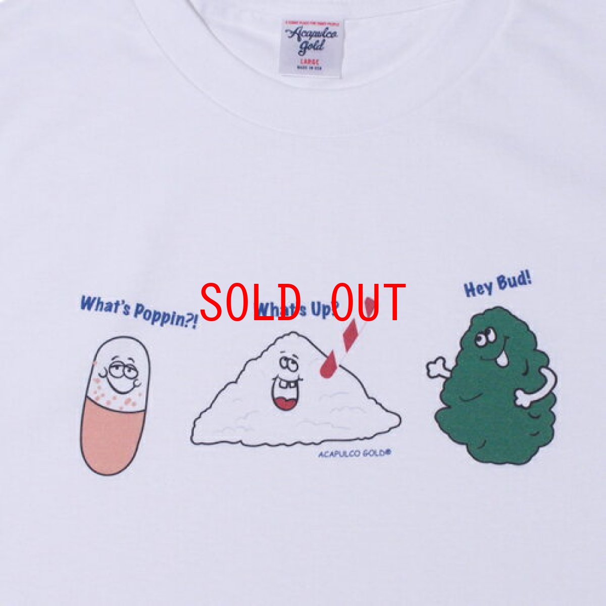 画像2: Drug Buddies S/S Tee White 半袖 Tシャツ (2)
