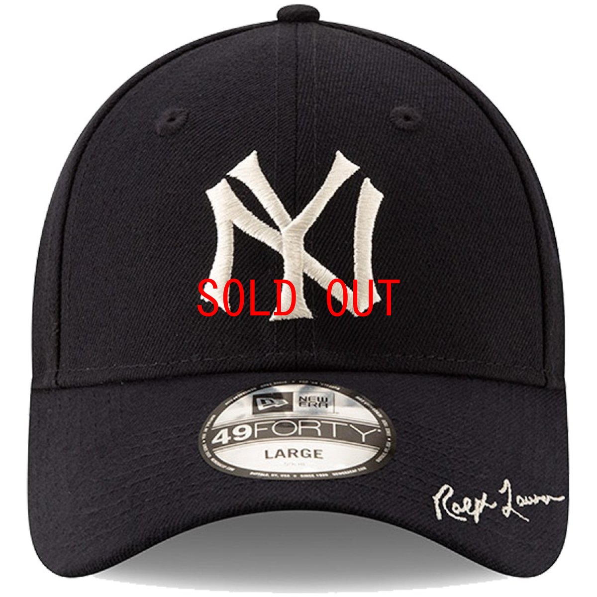 画像3: Polo Ralph Lauren(ポロ ラルフ ローレン) × New Era(ニューエラ) ×  New York Yankees(ニューヨークヤンキース) Navy 49FORTY Fitted Cap キャップ 帽子 collaboration コラボ (3)