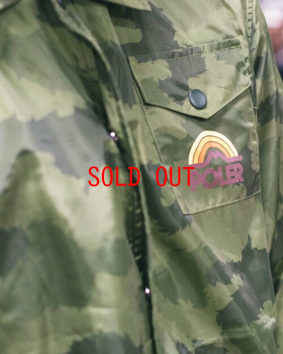 画像3: Poler(ポーラー) Mountain Rainbow Coaches Jacket マウンテン レインボー コーチジャケット  (3)