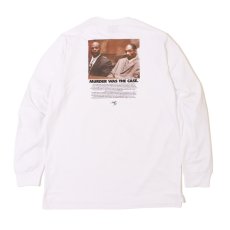 画像1: Murder Was The Case L/S Tee White Tシャツ (1)