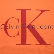 画像3: Calvin Klein Jeans(カルバンクライン ジーンズ) Classic Logo Pop Color Pullover Sweat Hoodie Orang スウェット (3)