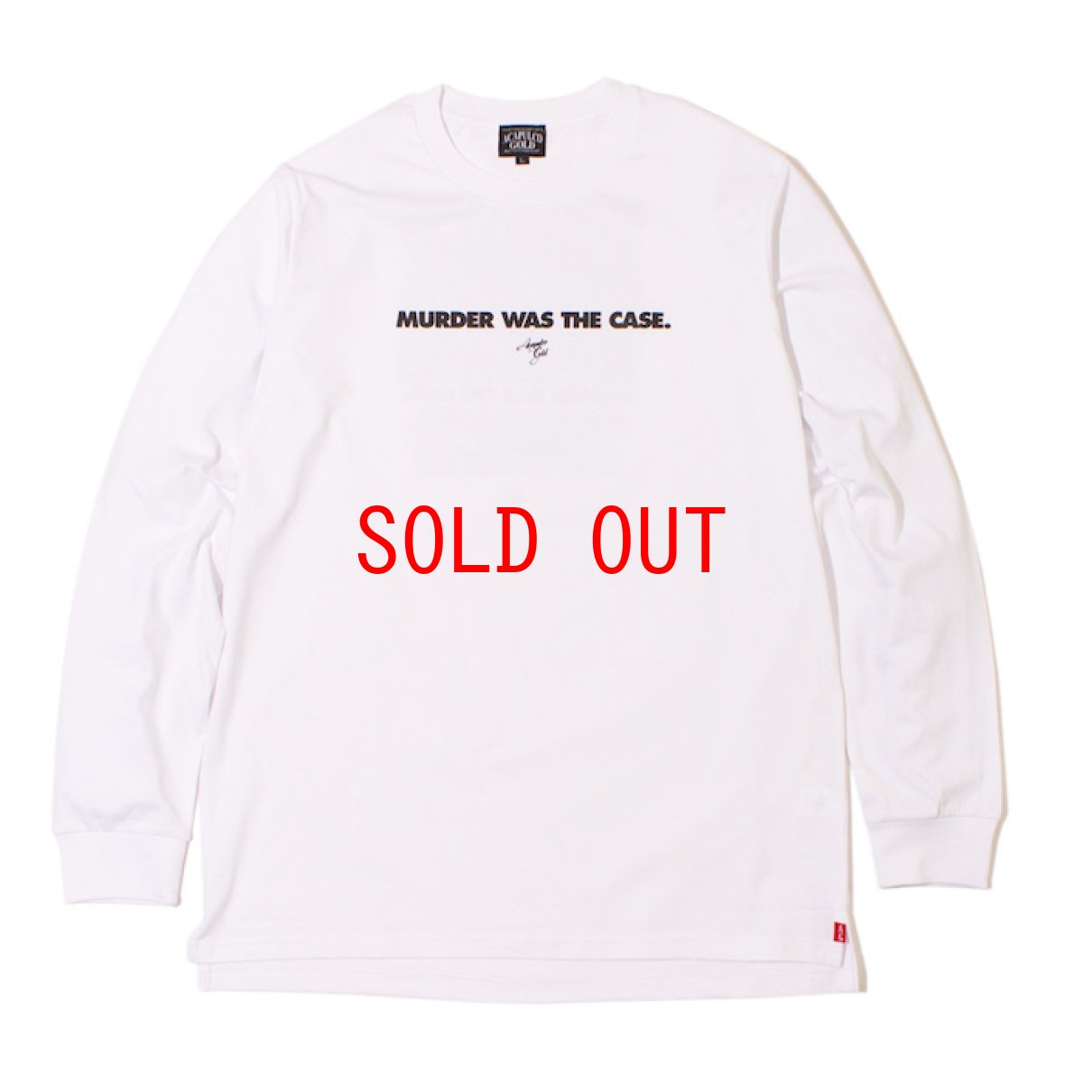 画像2: Murder Was The Case L/S Tee White Tシャツ (2)