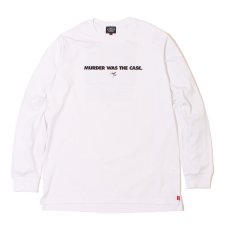 画像2: Murder Was The Case L/S Tee White Tシャツ (2)