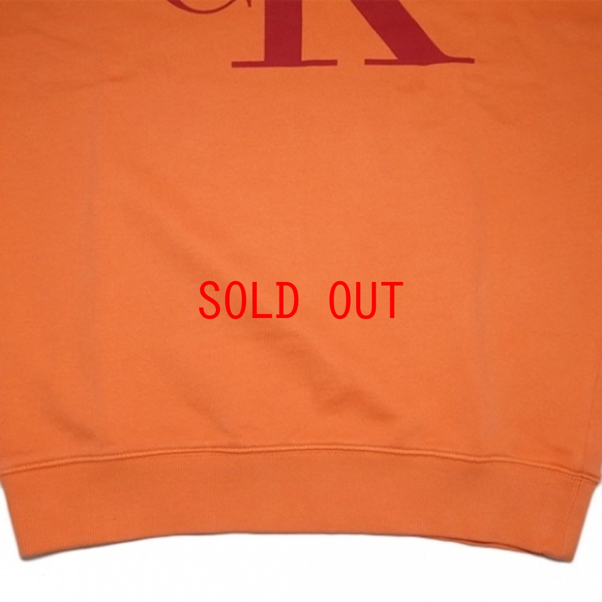 画像4: Calvin Klein Jeans(カルバンクライン ジーンズ) Classic Logo Pop Color Pullover Sweat Hoodie Orang スウェット (4)