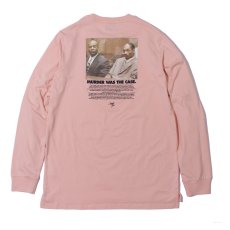 画像1: Murder Was The Case L/S Tee Pink Tシャツ (1)