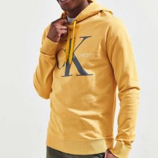 画像5: Calvin Klein Jeans(カルバンクライン ジーンズ) Classic Logo Pop Color Pullover Sweat Hoodie Yellow スウェット (5)