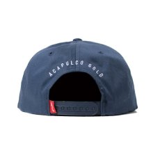 画像2: New Standard Logo 5Panel Snapback Cap Navy Hat ニュー スタンダード ロゴ スナップバック キャップ 帽子 (2)