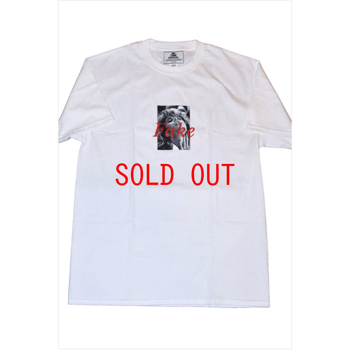 画像2: Nothin' Special(ナッシン スペシャル) Fake Orgazm S/S Tee White 半袖 Tシャツ (2)