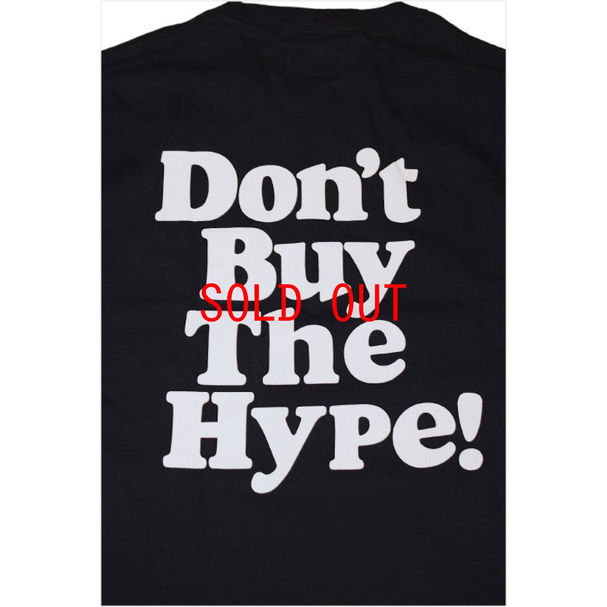 画像2: Nothin' Special(ナッシン スペシャル) Don't Buy The Hype S/S Pocket Tee Black 半袖 Tシャツ (2)