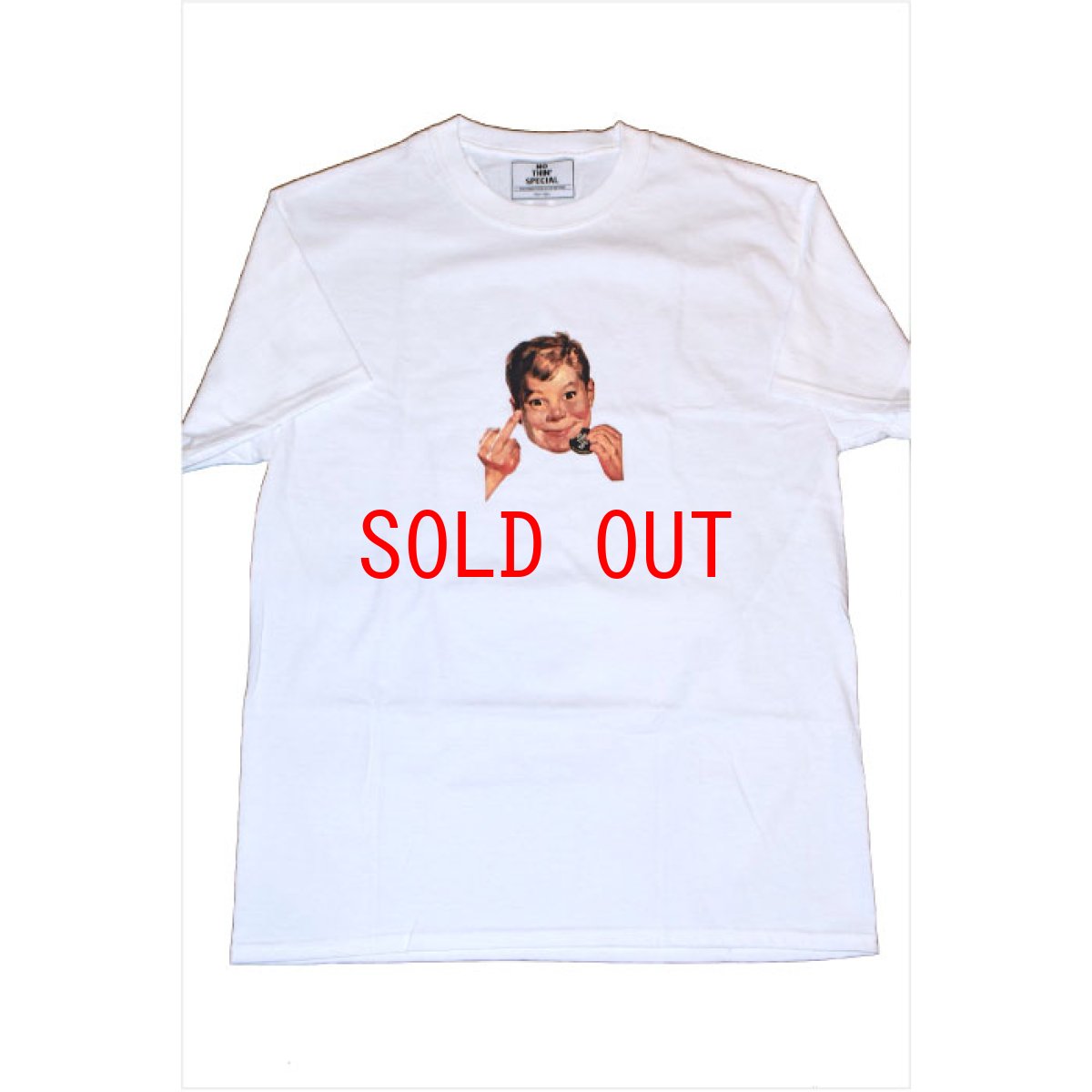 画像2: Nothin' Special(ナッシン スペシャル) Fuck Yourself S/S Tee White 半袖 Tシャツ (2)