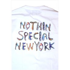 画像3: Nothin' Special(ナッシン スペシャル) Liquid Pocket Tee White 長袖 ポケット Tシャツ  (3)