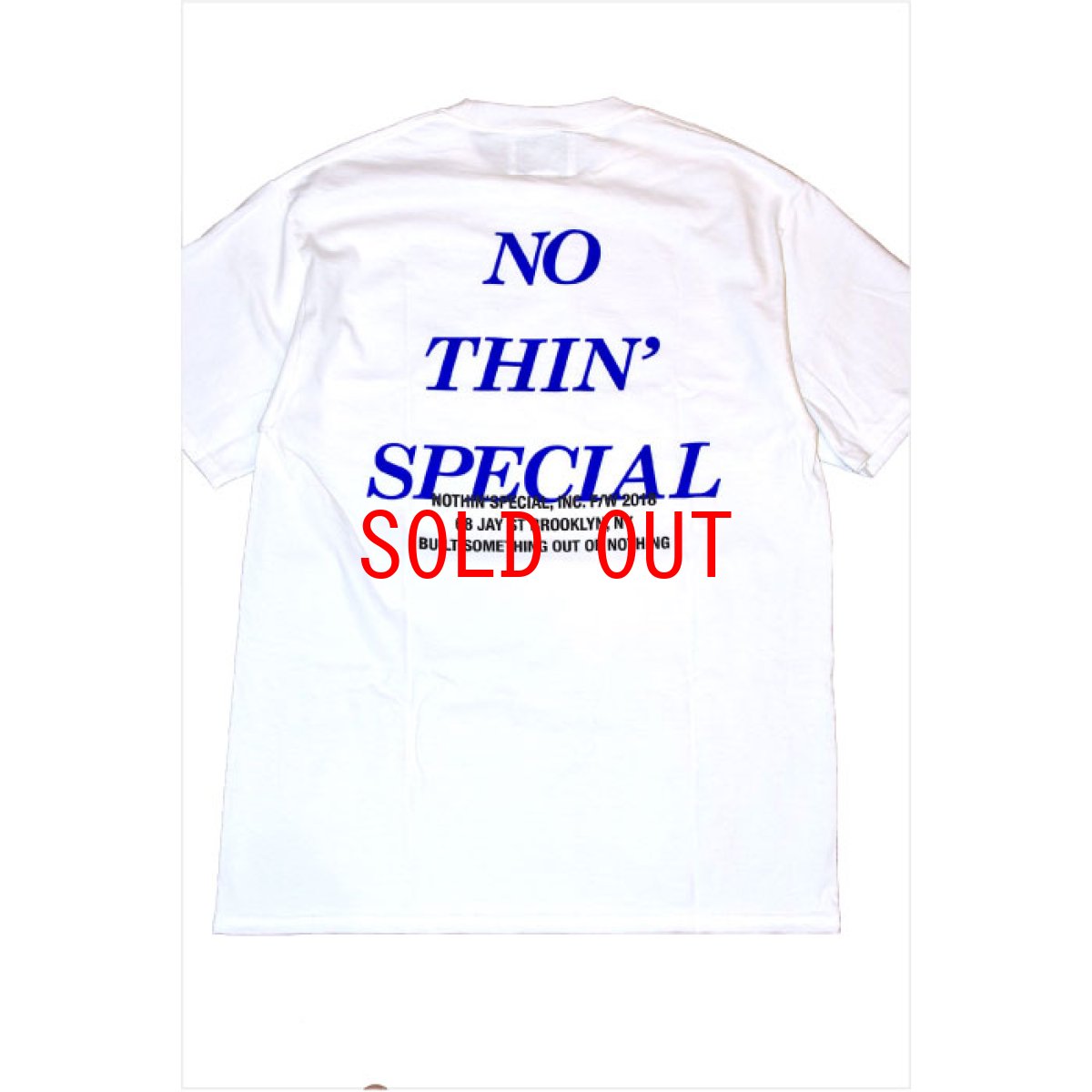 画像1: Nothin' Special(ナッシン スペシャル) 2018 Logo S/S Tee White 半袖 Tシャツ (1)