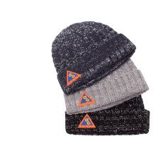 画像2: AG Conditions Cable Knit Cap Hat Mix Black ケーブル ニット キャップ acg 帽子 (2)