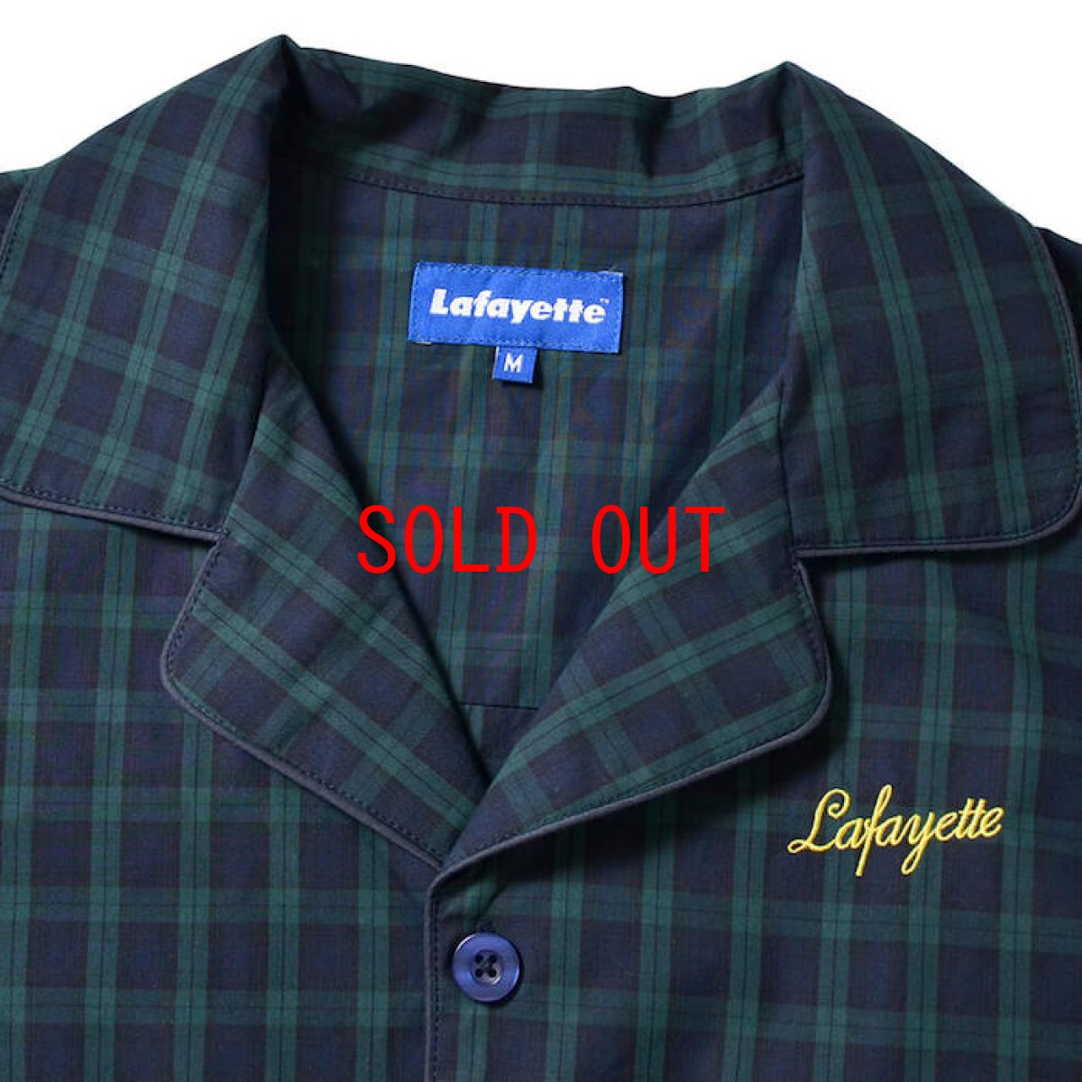 画像3: Tartan Check Pajama Shirt Green set up チェック Black Watch (3)