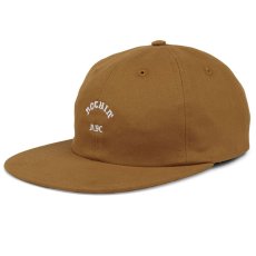 画像2: Nothin' Special(ナッシン スペシャル) 6-Panel Cap Brown ブラウン Leather レザー バック キャップ Made In USA  (2)